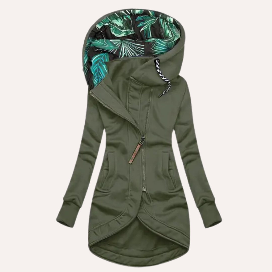 Dames Fleece Jas – Met Capuchon