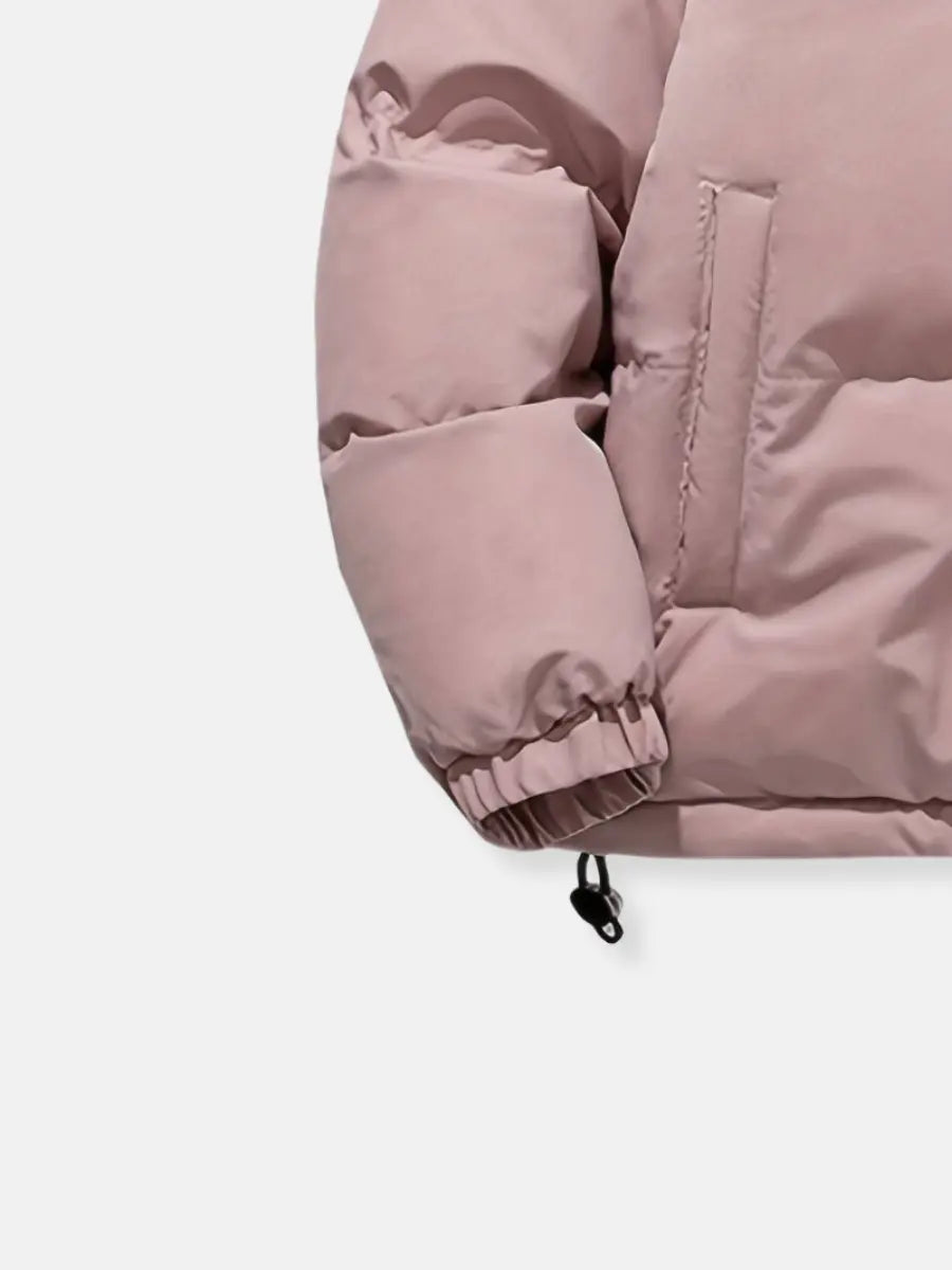 Heren Puffer Winterjas met Rits – Warm en Praktisch voor Koude Dagen