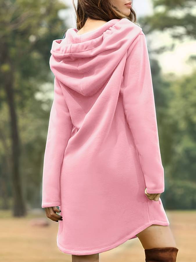 Hoodie Jurk voor Dames – Met Buikzak