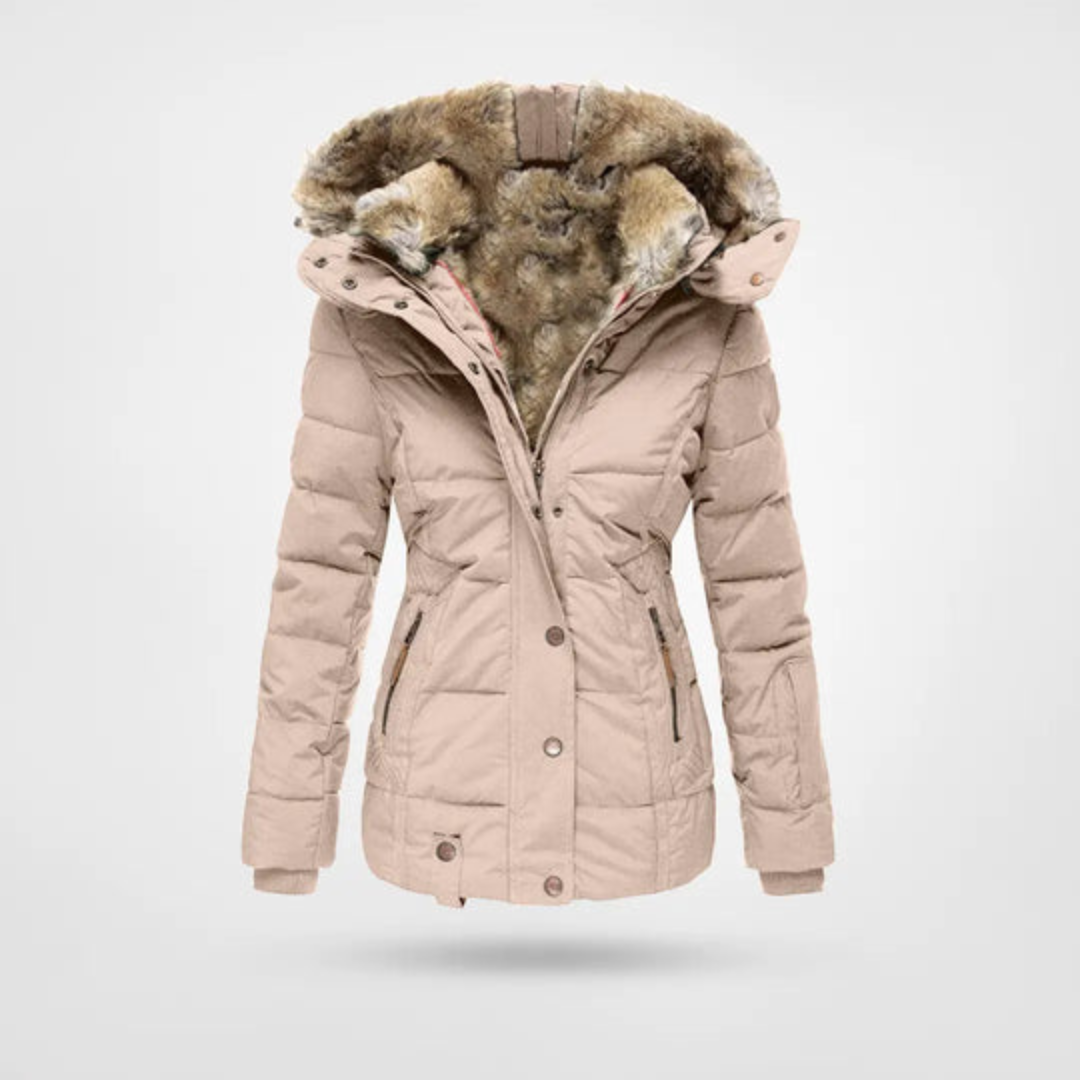 Dames Winter Puffer Parka Jas – Warm