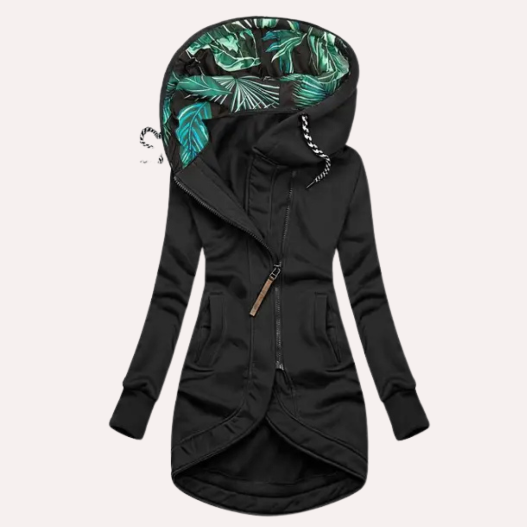 Dames Fleece Jas – Met Capuchon