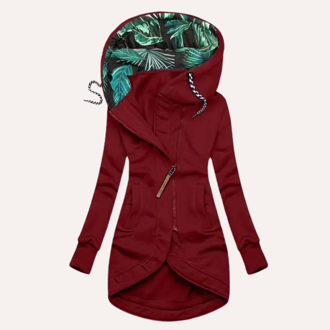 Dames Fleece Jas – Met Capuchon