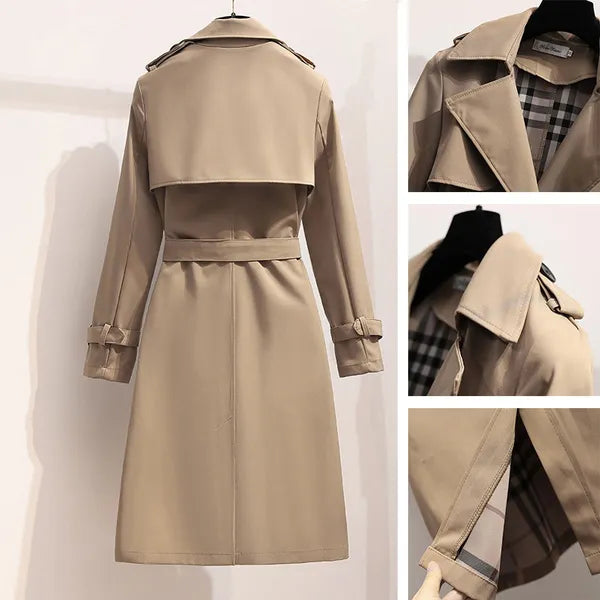 Dames  Lange Trenchcoat