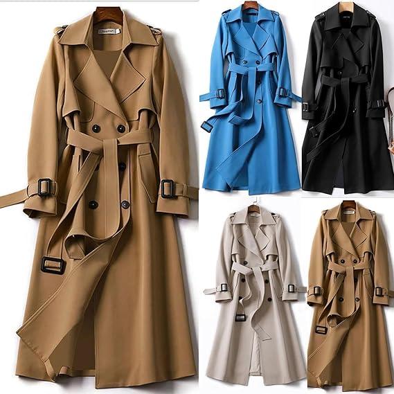 Dames  Lange Trenchcoat