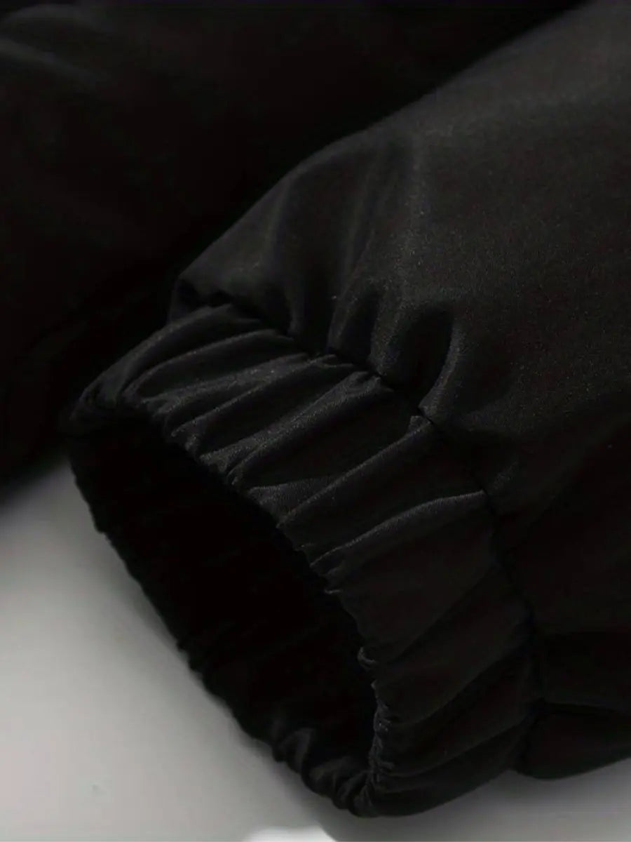 Heren Puffer Winterjas met Rits – Warm en Praktisch voor Koude Dagen