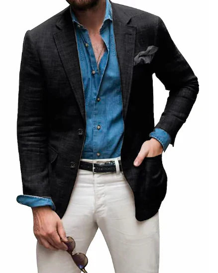 Blazer voor Heren – Met Luchtige Afwerking