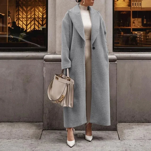 Dames mantel – Lang oversized model