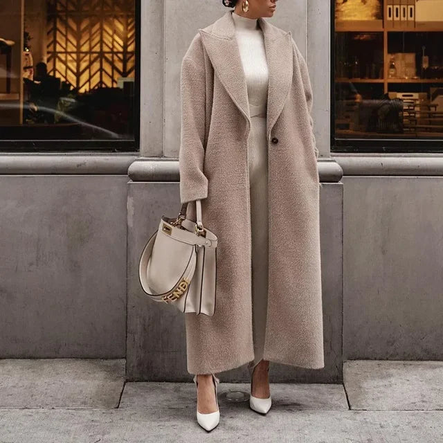 Dames mantel – Lang oversized model