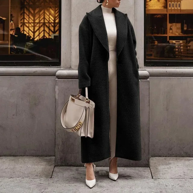 Dames mantel – Lang oversized model