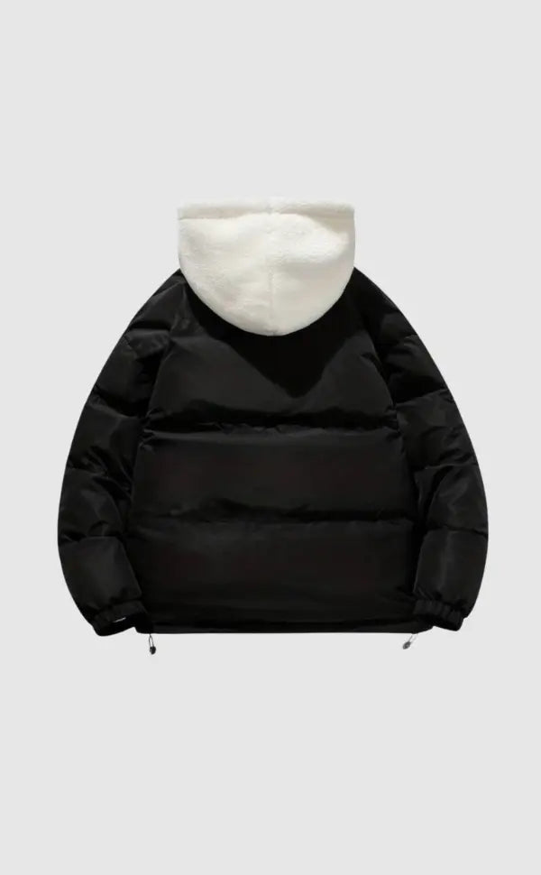 Heren Puffer Winterjas met Rits – Warm en Praktisch voor Koude Dagen