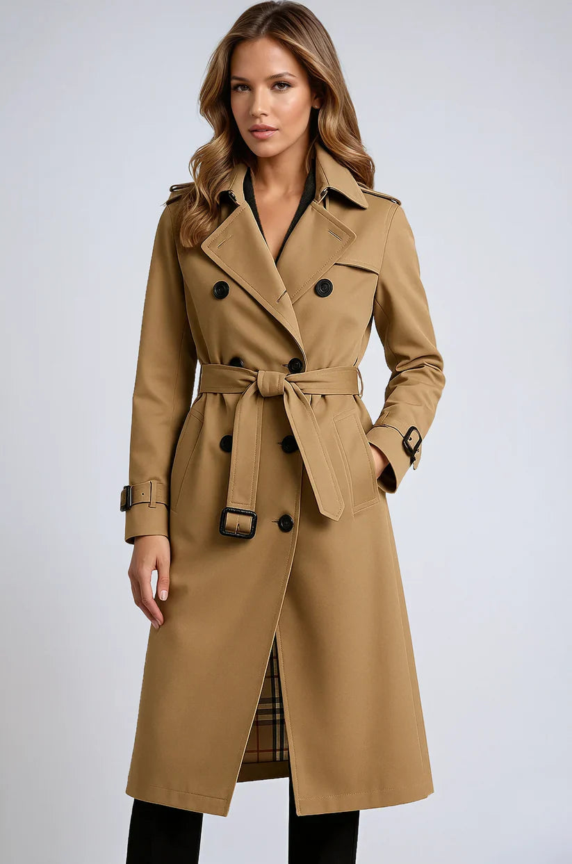 Dames  Lange Trenchcoat