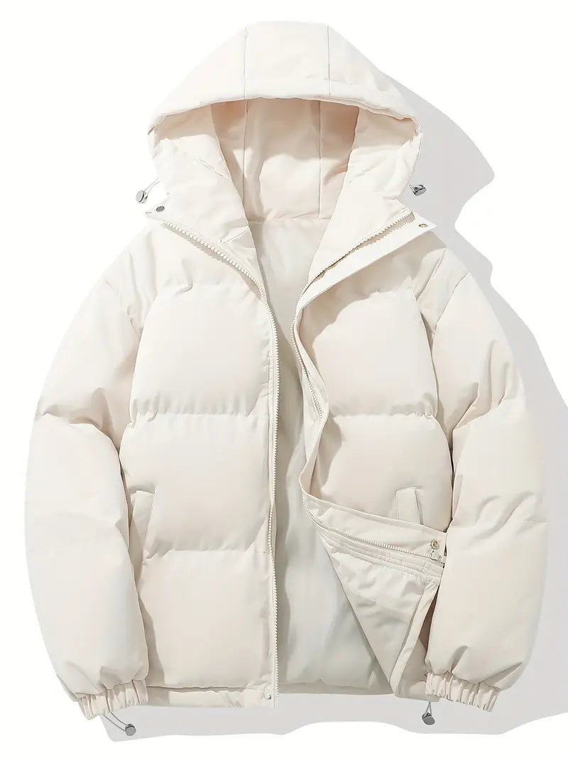 Puffer Winterjas met Capuchon – Voor Heren en Dames