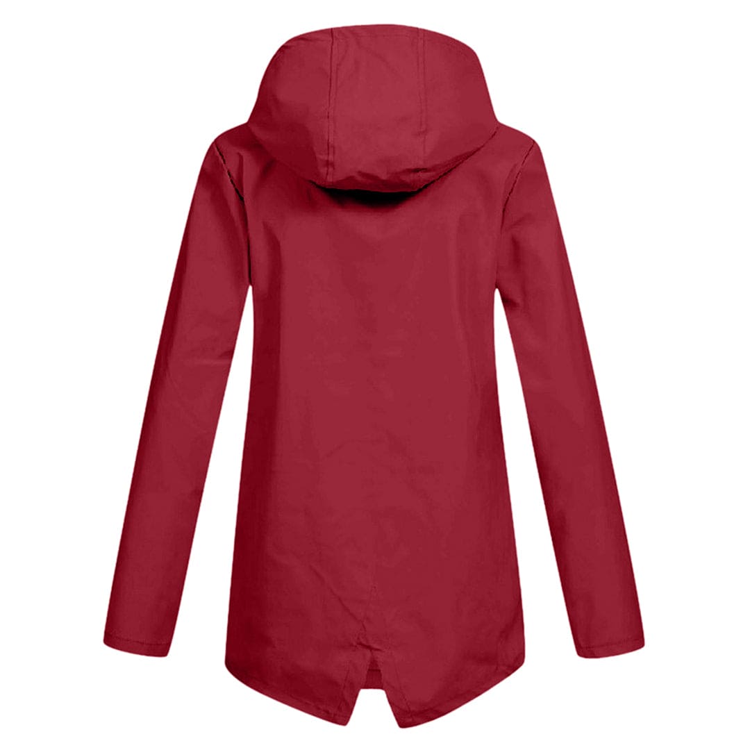 Herfst Regenjas voor Dames – Met Capuchon en Rits
