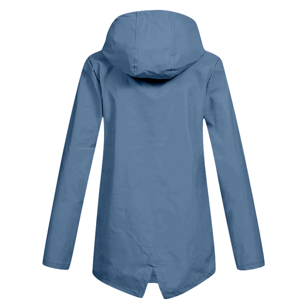 Herfst Regenjas voor Dames – Met Capuchon en Rits