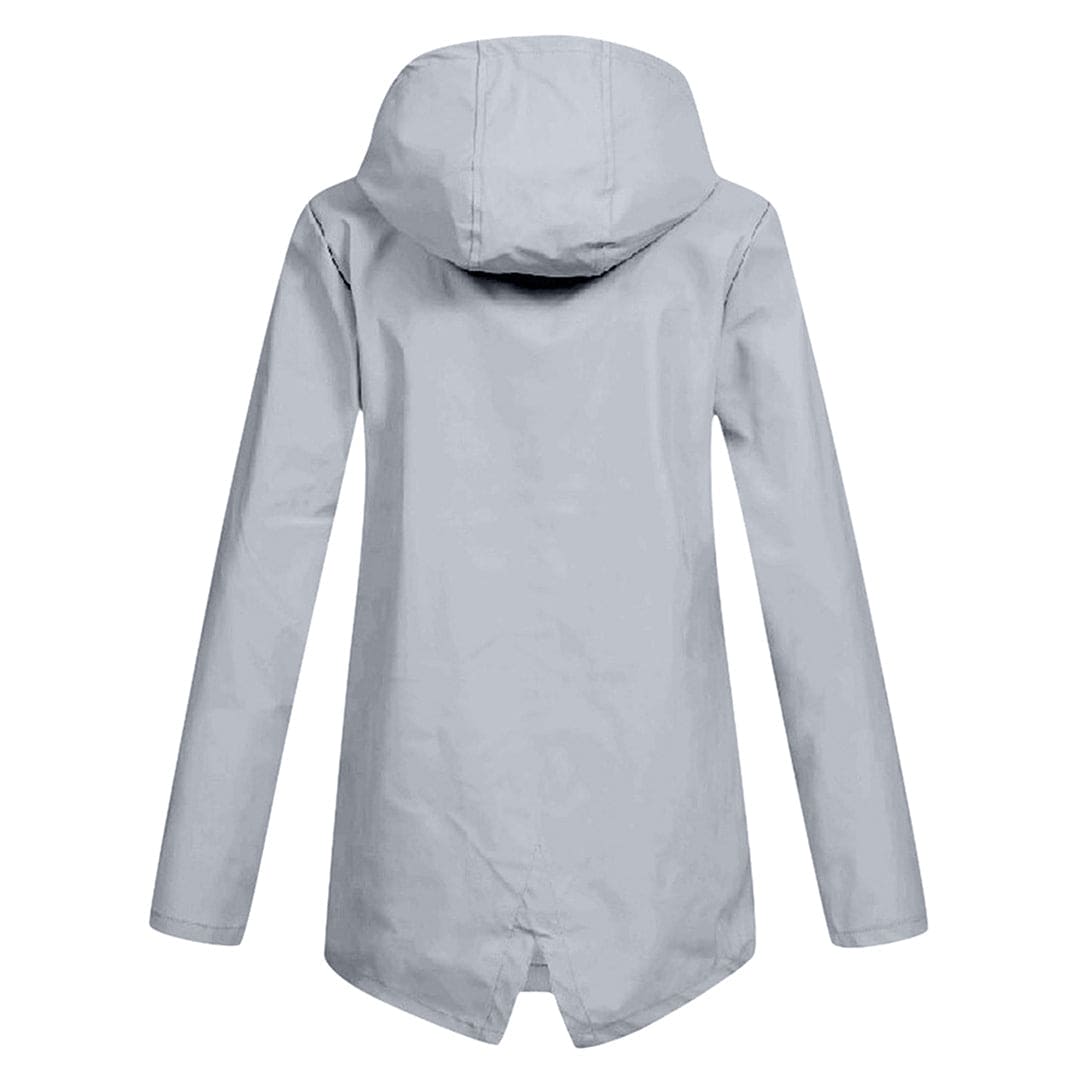 Herfst Regenjas voor Dames – Met Capuchon en Rits
