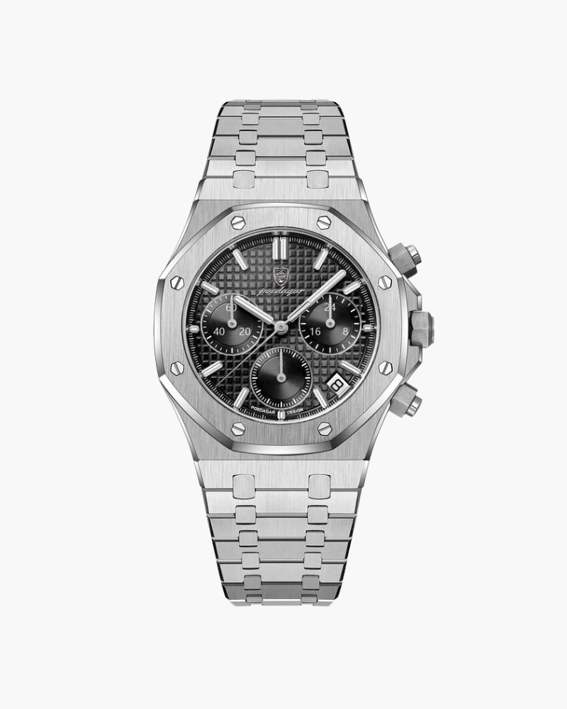Herenhorloge met chronograaf – Roestvrij staal