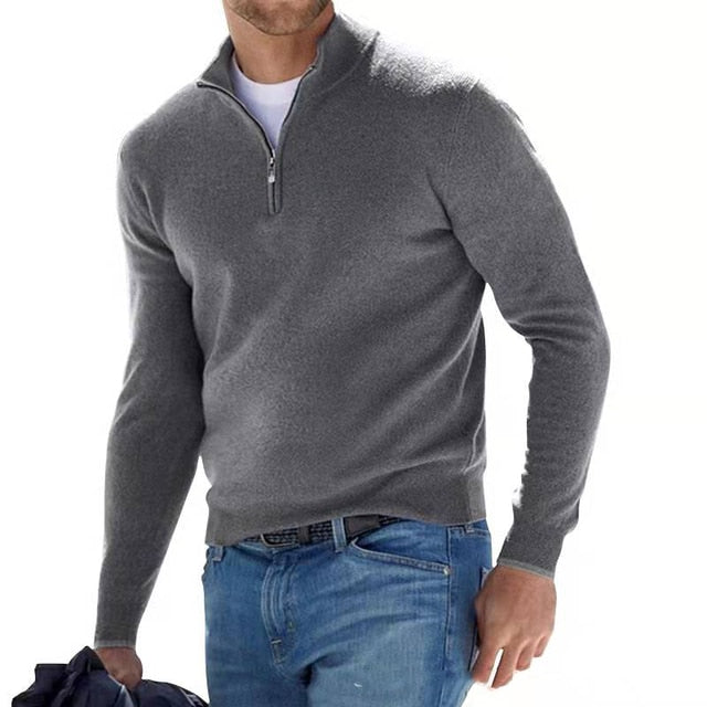 Heren Trui – Half Zip Up Model