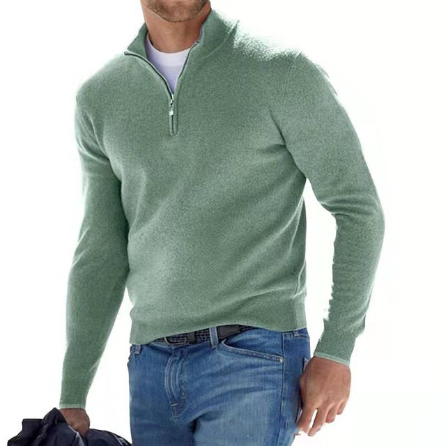 Heren Trui – Half Zip Up Model