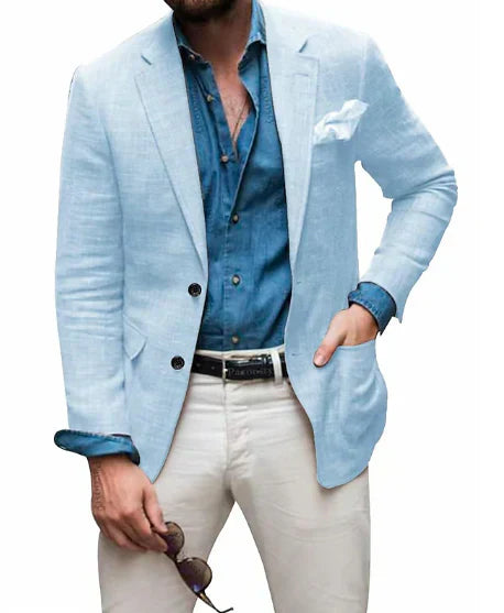 Blazer voor Heren – Met Luchtige Afwerking