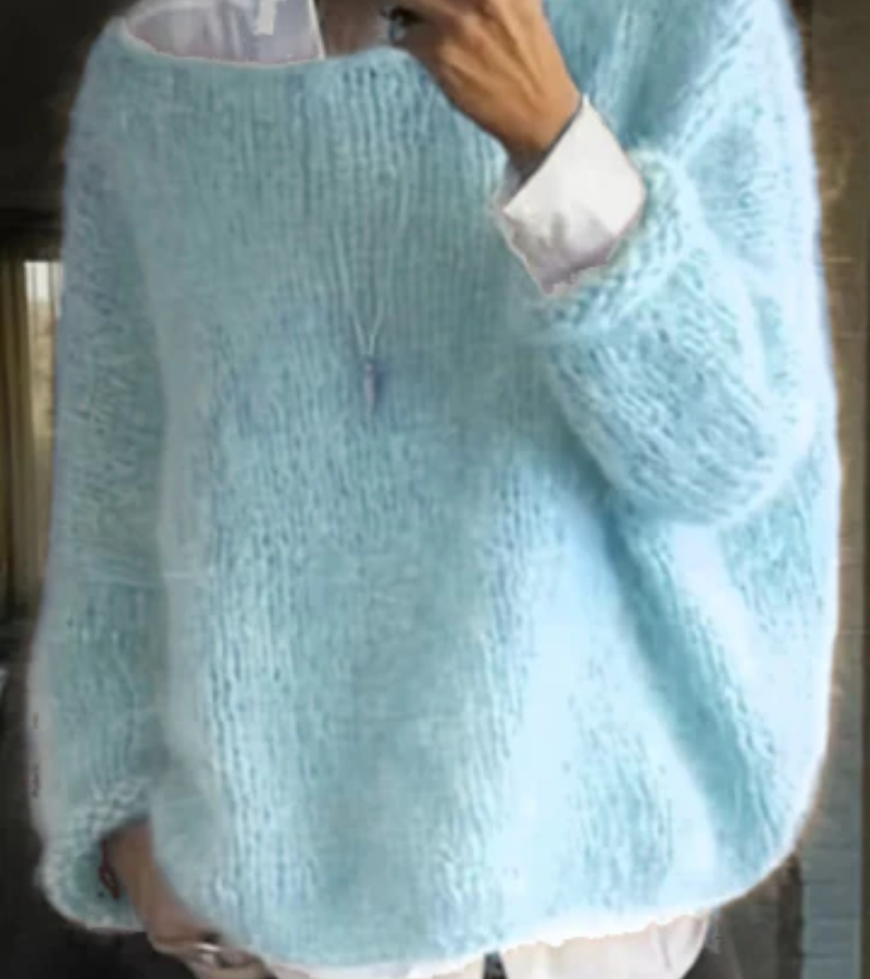 Dames Oversized Gebreide Trui – Los vallend en Zacht