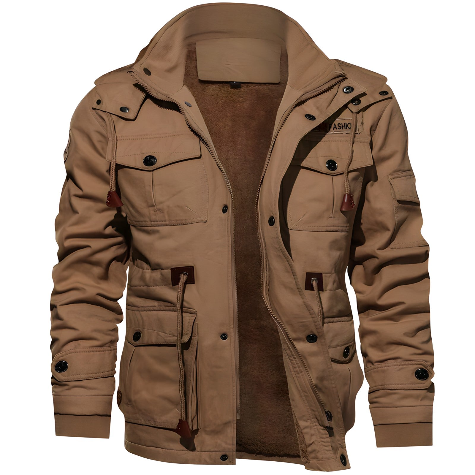Militaire Jas voor Heren – Waterdicht met Verstelbare Taille