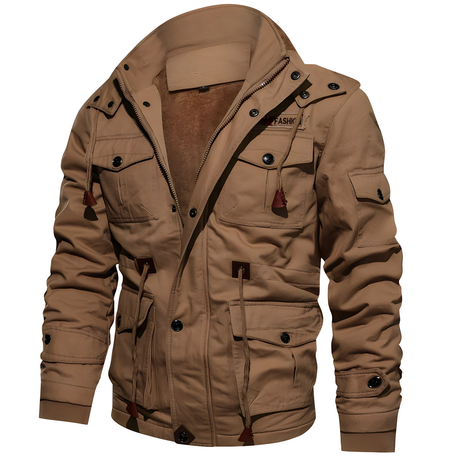 Militaire Jas voor Heren – Waterdicht met Verstelbare Taille