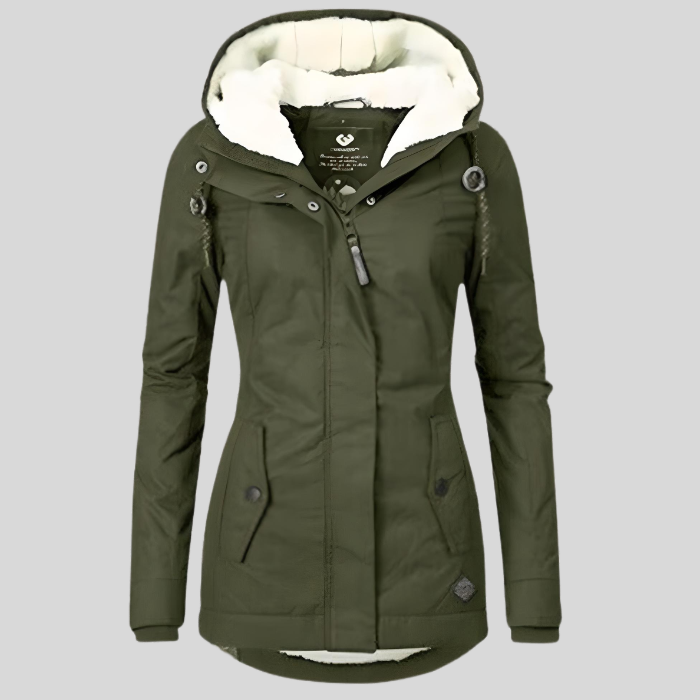 Lange Waterdichte Winterjas voor Dames