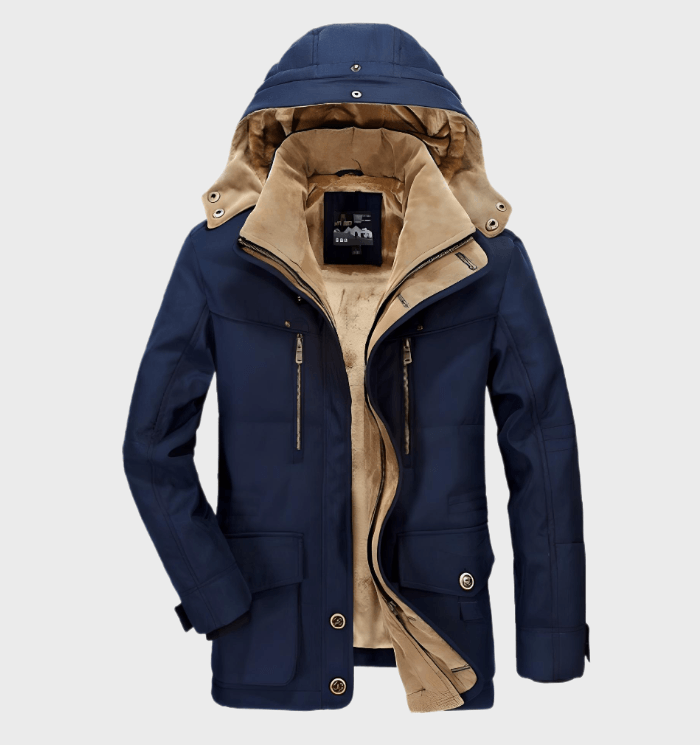 Heren Winterjas – Dikke Voering met Capuchon