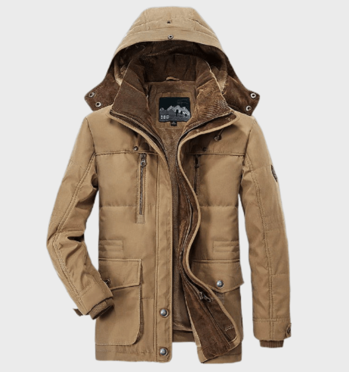 Heren Winterjas – Dikke Voering met Capuchon