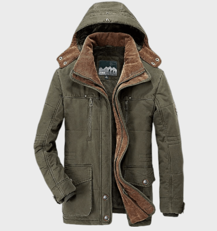 Heren Winterjas – Dikke Voering met Capuchon