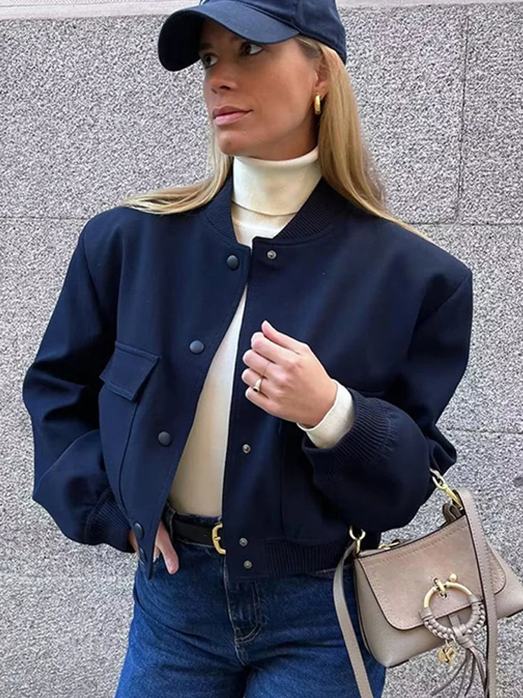 Trendy Dames Tussenjas – Kort Model