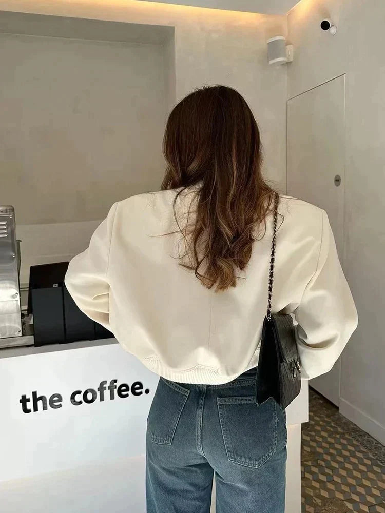 Trendy Dames Tussenjas – Kort Model