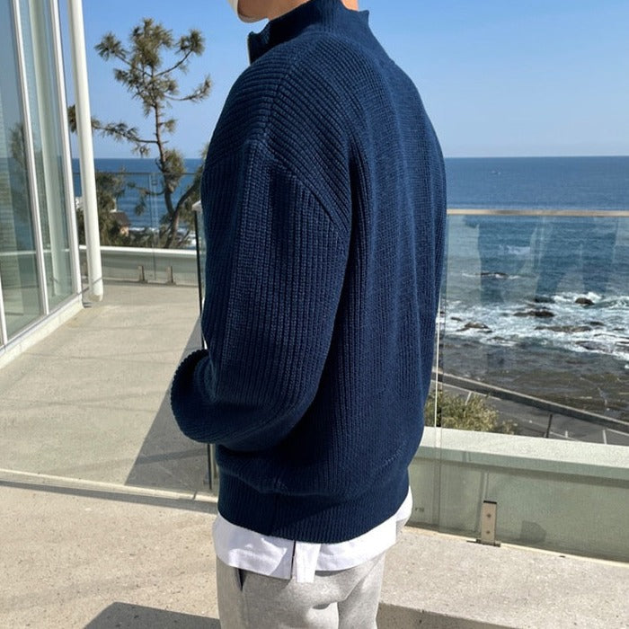 Heren Trui – Nordic Half-Zip Model