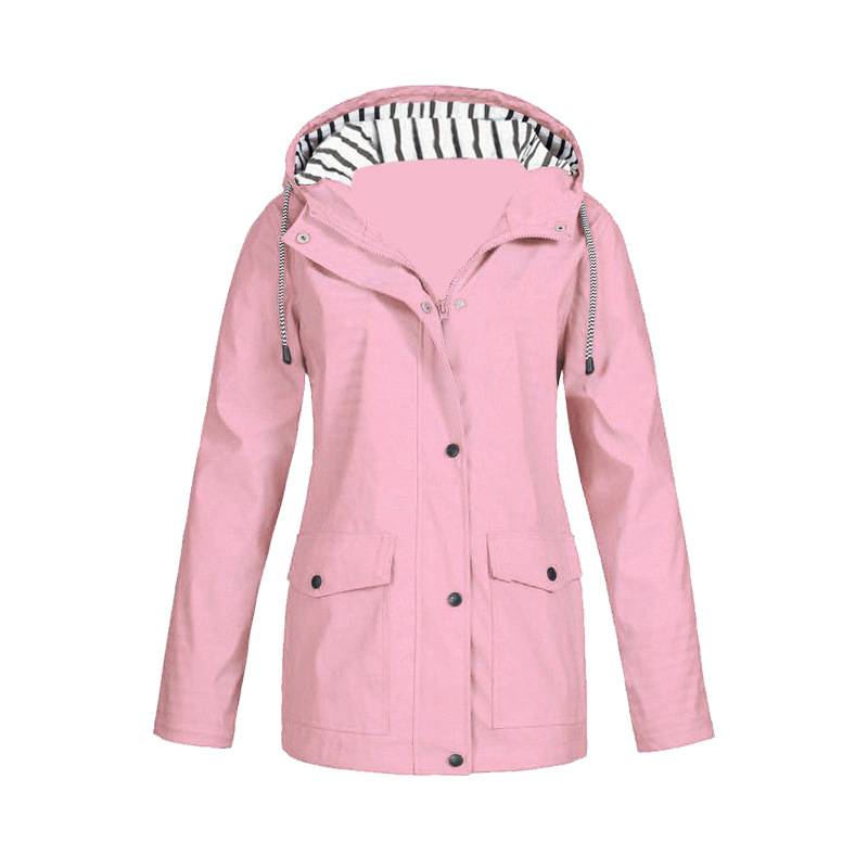 Regenjas voor Dames – Lang Model met Rits