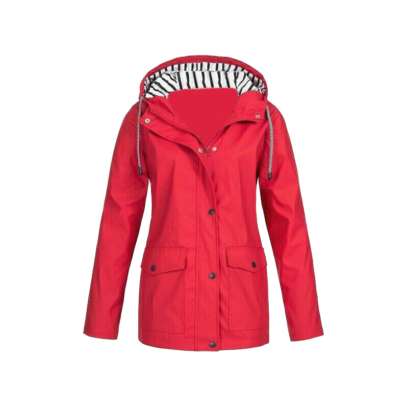 Regenjas voor Dames – Lang Model met Rits