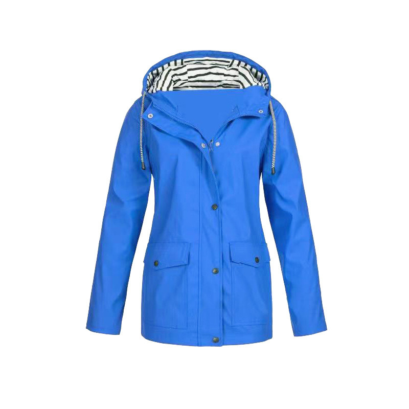 Regenjas voor Dames – Lang Model met Rits