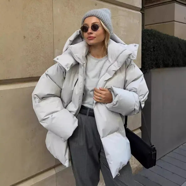 Dames Winter Puffer Jas – Warm Model
