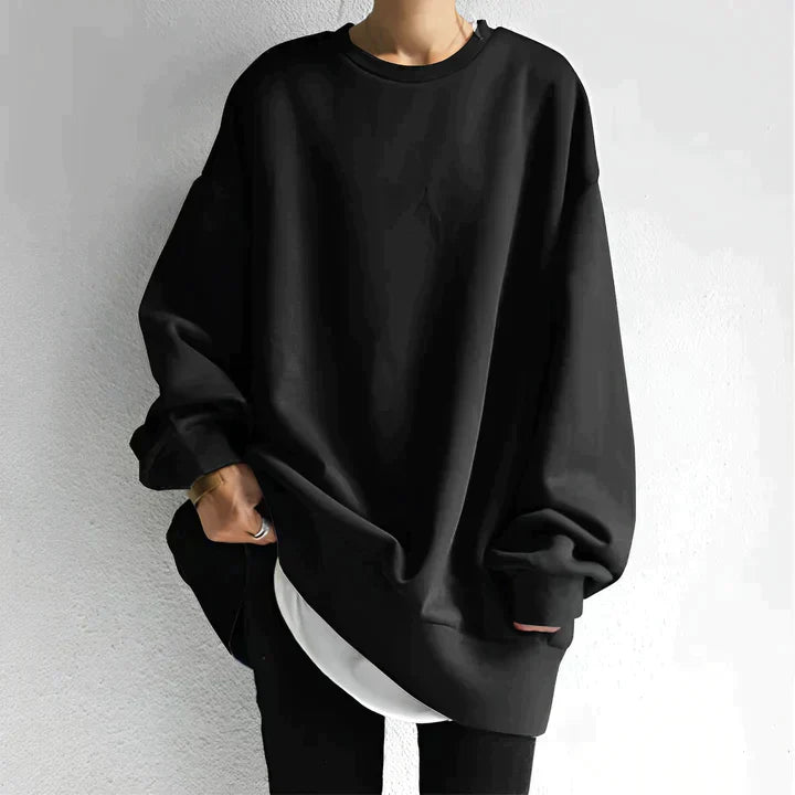 Sweater voor Dames – Oversized Model met Ronde Hals