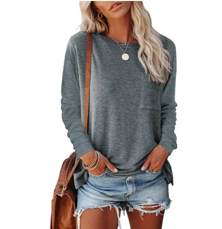 Sweater voor Dames – Met Ronde Hals en Losse Pasvorm