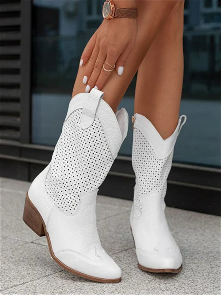 Dames Cowboylaarzen met Rits