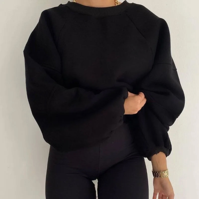 Sweater voor Dames – Met Ronde Hals en Lange Mouwen