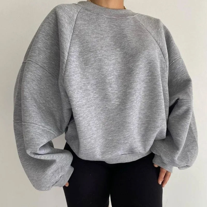 Sweater voor Dames – Met Ronde Hals en Lange Mouwen