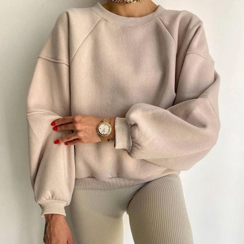 Sweater voor Dames – Met Ronde Hals en Lange Mouwen
