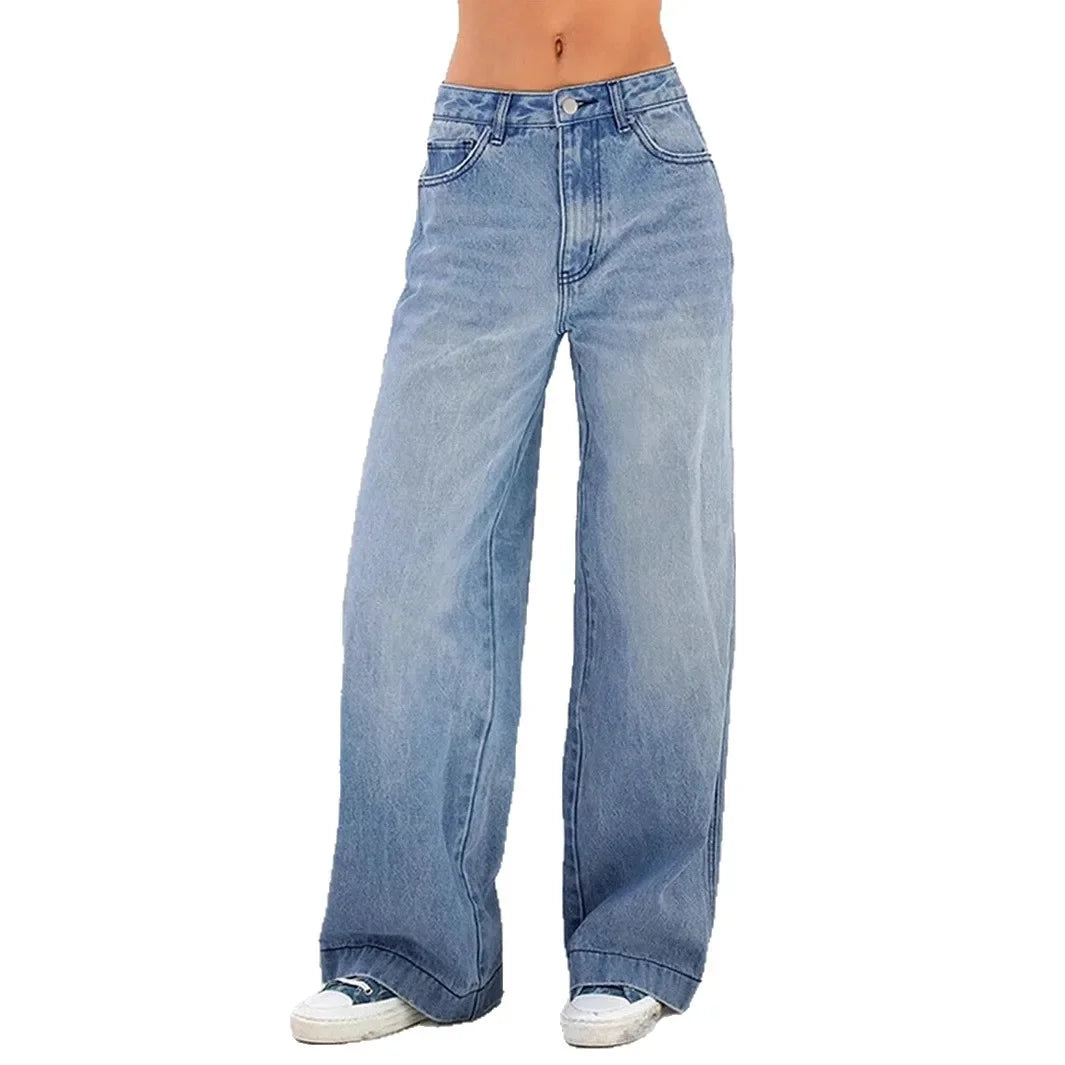 Baggy Jeans voor Dames – Hoge Taille
