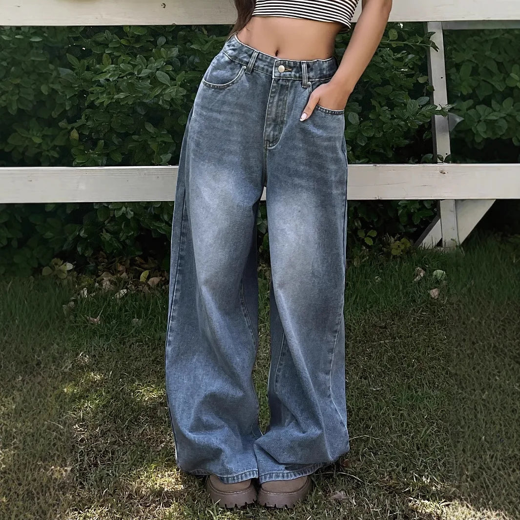 Trendy Baggy Jeans voor Dames – Brede Pijpen