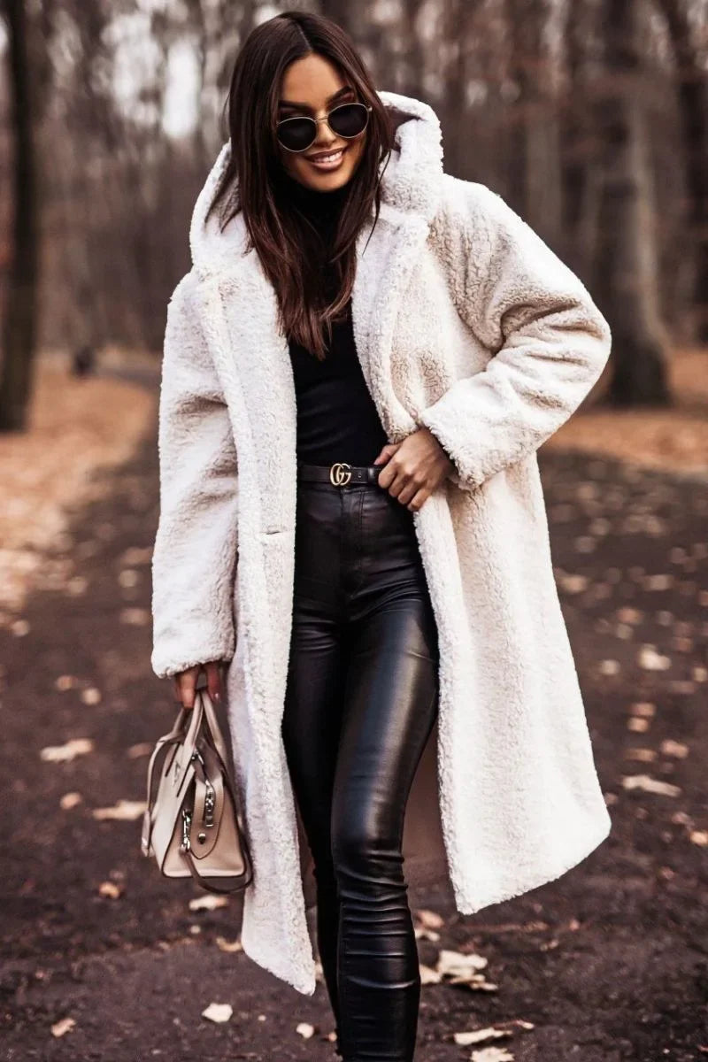 Dames Wintermantel – Lang Model met Capuchon