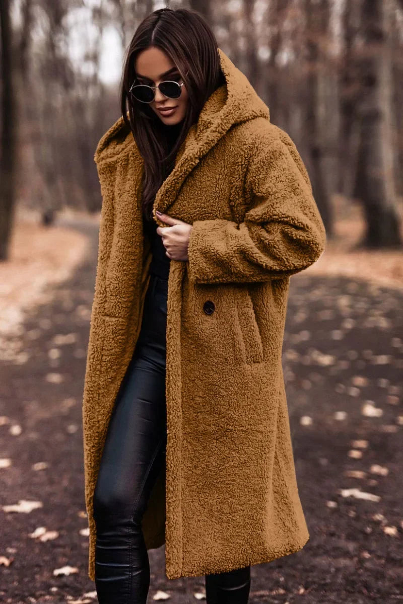 Dames Wintermantel – Lang Model met Capuchon
