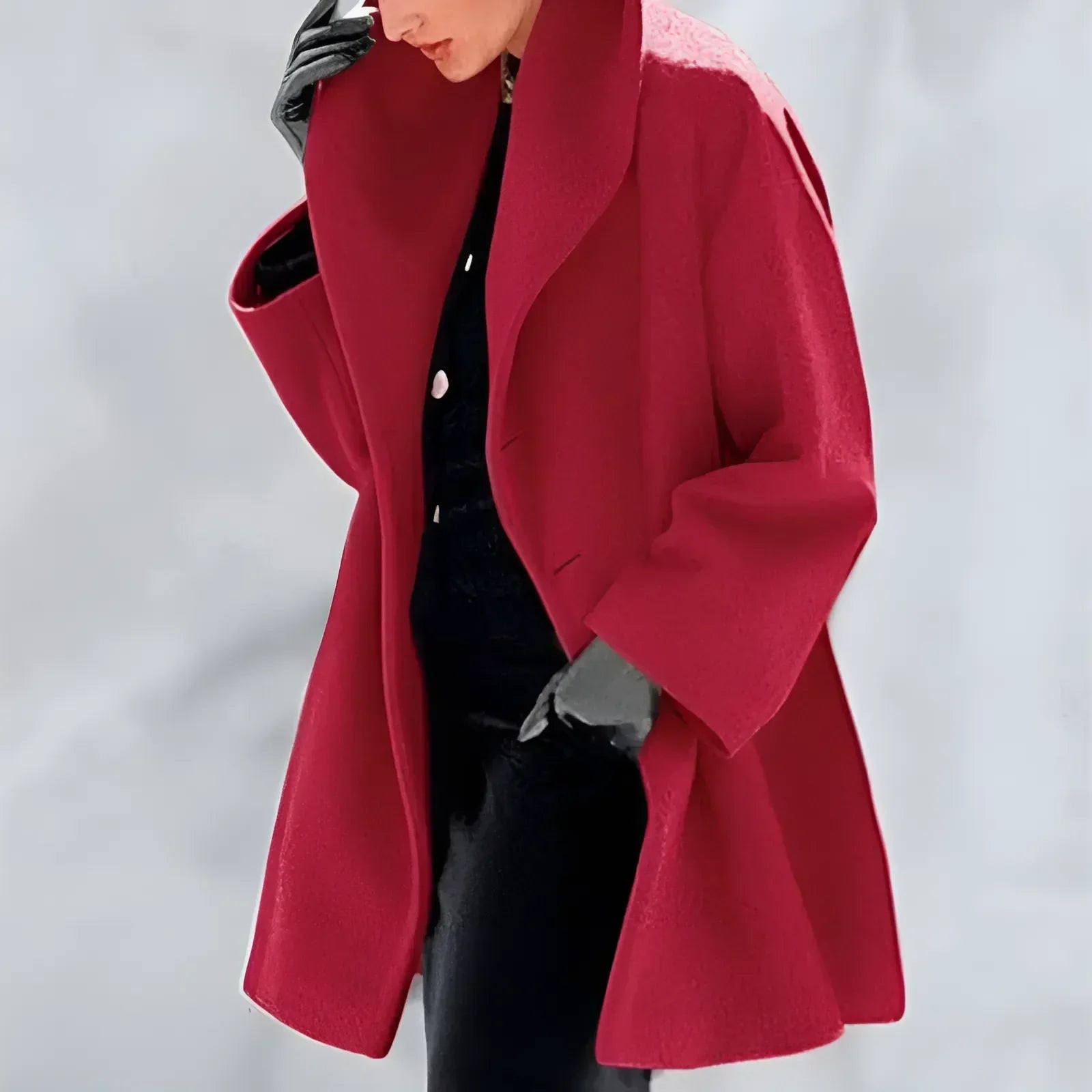 Dames winter trenchcoat – Lang model
