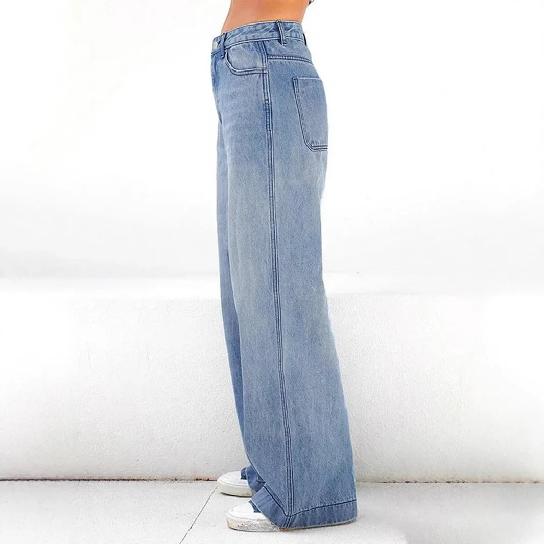 Baggy Jeans voor Dames – Hoge Taille