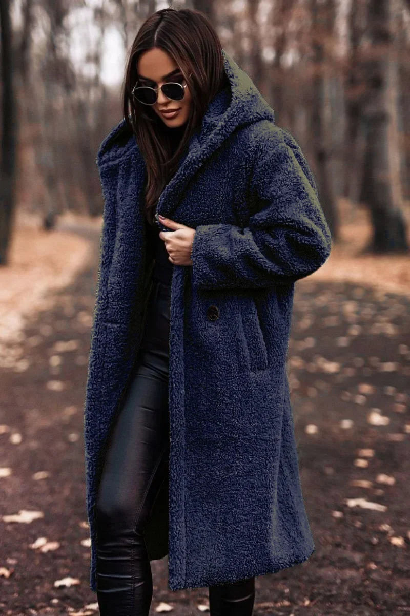 Dames Wintermantel – Lang Model met Capuchon